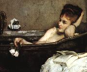 Alfred Stevens The Bath (san06) Spain oil painting reproduction